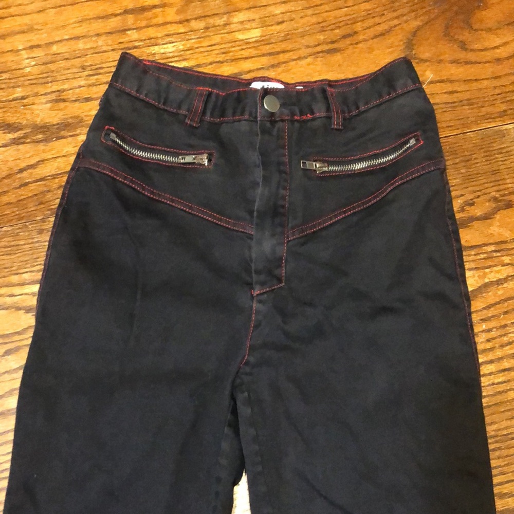 Tiger Mist high waisted black pants